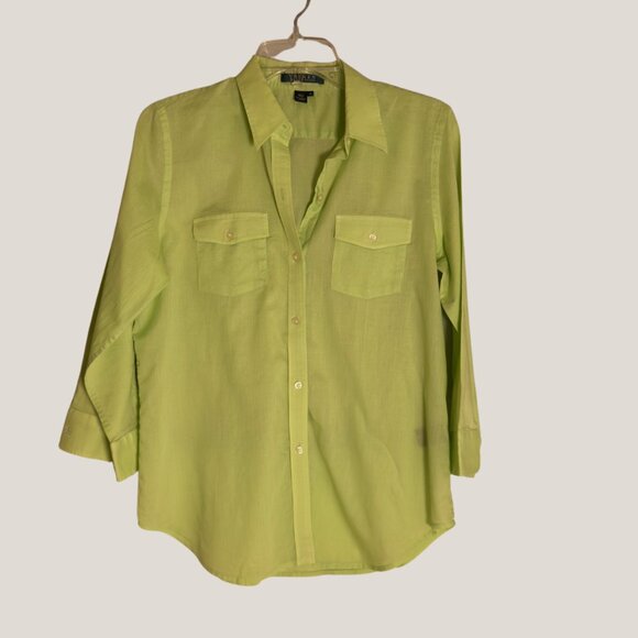 Women's Mint Green Ralph Lauren Top - Picture 1 of 5